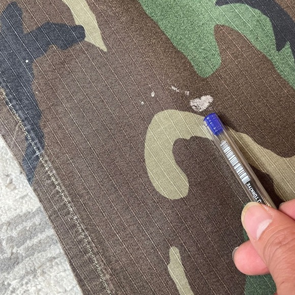 Vintage 1970s US Army Woodland Camo BDU Jacket Pants Set Mens USGI ECWCS - SMALL - Picture 8 of 16